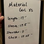 Material Girl Material Girls Top Royal Blue Crop Womens XS Long Sleeve Photo 9