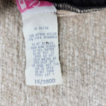 Roxanne One Piece Swimsuit Womens 38DD Black V Neck Gold Animal Print Trim NEW Size L Photo 3