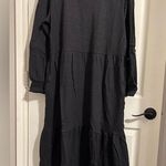NWT canyon retreat XL easy mid boot dress long sleeve tiered gray/black Black Photo 1
