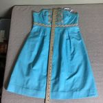 Lilly Pulitzer Lily Pulitzer Women Strapless Dress Sz. 4 Betsey Wave Jacquard GUC (Flaws) Photo 6