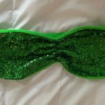 PINK - Victoria's Secret PINK Green Sequin Bandeau Photo 0