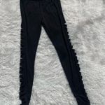 Almost Famous  leggings WOMENS small black side cut out leggings activewear Photo 4