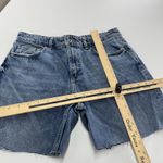 ZARA  Shorts Womens 8 Blue Denim High Rise‎ Raw Hem Cutoff Casual Summer Photo 7