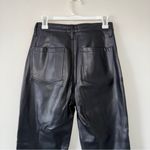 Pistola  Tammy High Rise Trouser in Slate Black Faux Leather Womens 27 Photo 6