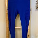 Fabletics PowerHold Royal Blue Leggings Medium Photo 0