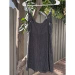 Blue Life  Black & White Polka Dot Lace-Up Dress – Size M Photo 4