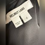 Helmut Lang  Black Textured Mini Dress Photo 6