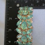 Gold Mint Green Glam Bracelet Photo 7