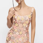 Cider  Floral Sequin Mini Dress Photo 0