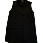 Forever 21  Women Size Medium Black Mini Dress Long Top 15-839 Photo 3