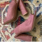 |•Peep toe High heel• Faux Suede • Mauve•| Pink Size 7 Photo 2