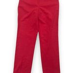 Laundry by Shelli Segal NWT  Ladies Red Slim Fit Ankle Length Pants SZ 6 Photo 5