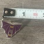 Austin Public Library Purple Book Bat Shaped Pin Photo 2