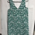 Everly BEA  Dress Women's‎ Size Small S Chevron Blue Green Mini Sundress Photo 2