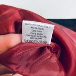 Red Black striped silky cropped blazer, size PS Photo 3