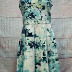 Alfani NWOT Floral Fit Flare Midi Dress Size S Photo 1