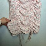 Princess Polly  Ivy Hollow Pink Floral Ruched Mini Dress Spaghetti Straps Size 6 Photo 5