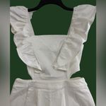 Butterfly Breeze Shorts Romper, NWT White Photo 4