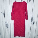 Victoria's Secret Victoria Secret Gold Label Pink Midi Nightgown Sz S Vintage Embroidered Pocket Photo 5