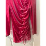 Juicy Couture  Women's Red Velour Ruched Mini Dress Size M Photo 1