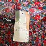 Btfbm LongSleeve Floral Red Tiered Stretch short Boho Cottagecore Women dress XL Size undefined Photo 7