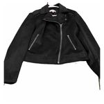 Philosophy ‎ Black Juniors Motorcycle
Moto Jacket Large Faux Suede Photo 1