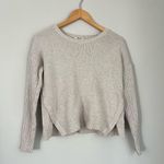 Madewell  TextureMix Pullover Sweater Size Small in Cream  Photo 0