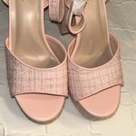 Lulus Lulu’s Pink Tweed Sandals(Size 10) Photo 9