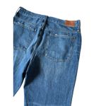 Madewell Knee Rip Plus Classic Straight Jeans Jade Wash Size 32 Photo 6