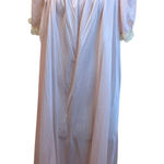 Diane Von Furstenberg VTG  Lace Trim Nightgown – Pale Pink‎ Size L Photo 0