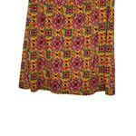 Judith March Women's Dress Flounce Strapless Floral Diamond Brown Yellow‎ Small Yellow Photo 8