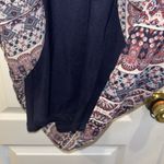 Charming Charlie CHARMING CHARLIES BOHO DESIGN TANK STYLE DRESS V NECK BLUES PINKS HAS 2 TASSELS Photo 6