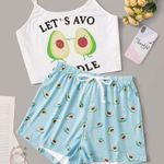 SheIn avocado pj set Photo 0