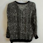 Free People Snakeskin Print Sweater Photo 4