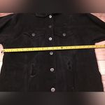 1511 inc black jean denim womans jacket size small Photo 2
