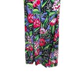 Vintage‎ Caroline Wells 90s Flower Print Midi Dress Size 8 Purple Photo 7