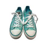 Converse  All Star Low Top Tie Dye Watercolor Teal White‎ Canvas Sneakers Women 7 Photo 1