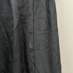 Sézane Sezane Black‎ Silk Castelle Ruffle Neck Button Front Blouse Size 36 Photo 1