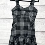 Bailey blue  Black & White Plaid Mini Dress Size Medium Photo 0