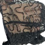 Laurence Kazar New York VTG Women’s Black Dress Beaded Short Sleeve Size‎ Medium Photo 12