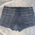 L.E.I y2k medium wash denim micro mini shorts Photo 4