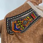 Daytrip Beaded Embellished Shoulders Heathered Knit 3/4 Sleeve Dolman Top L Photo 9