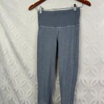 Lululemon Wunder Under Crop 23" *Ribbed Washed Moon Blue Legging Size 4 Photo 5