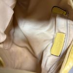 Nine & Co. Yellow Handbag Shoulder Bag Purse Faux Leather Retro Y2K Babydoll Photo 8