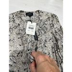 Bardot NEW!  snake body suit long‎ sleeve top Photo 1