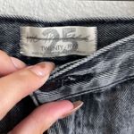 Free People Bottlerocket Grey Maggie Mid Rise Distressed Edgy Straight Leg Jeans Photo 8