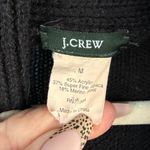 J.Crew T5  Shawl Collar Sweater Alpaca Blend Knit Pockets Black Medium Photo 1
