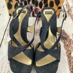 XOXO DENIM AND CORK SLINGBACK HEELS Photo 6