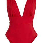 ANDIE The Mykonos One Piece Cherry Red Size Large Photo 0
