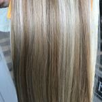 Human hair 18 inch 9 pcs Clipin hair extensions Photo 7